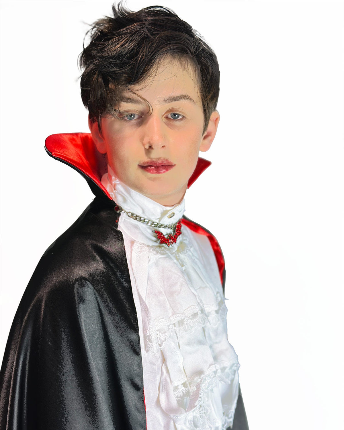 Count Dracula Vampire Cape Costume for Halloween