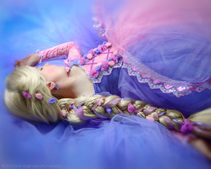 Rapunzel  Flower Braid