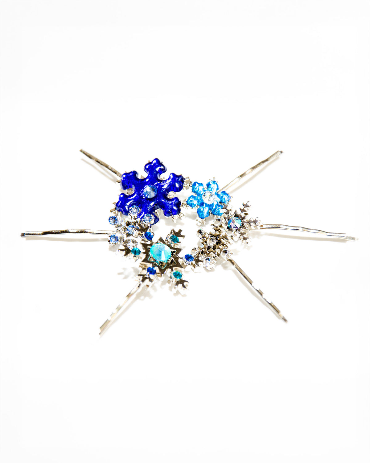 Frozen Snowflake Hairpins