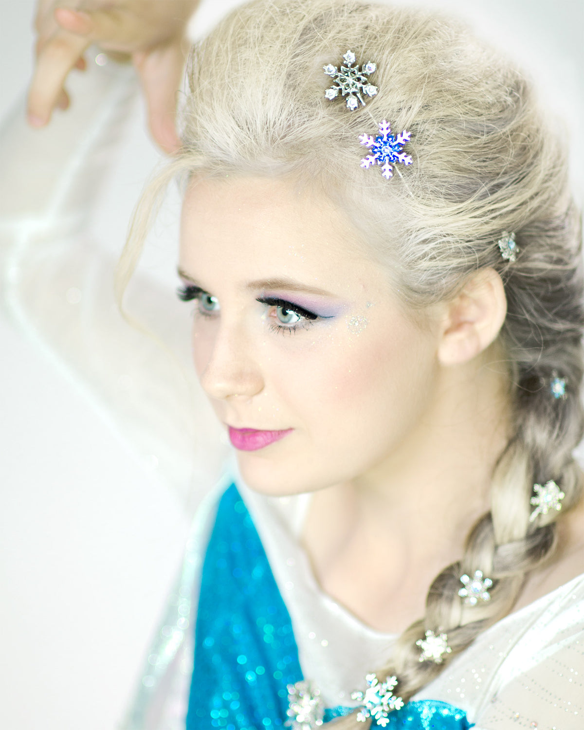Frozen Snowflake Hairpins