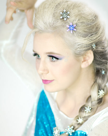 Frozen Snowflake Hairpins